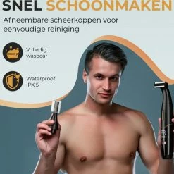 Geus Goods 4-in-1 Draadloze Trimmer ? Trimmerset ? Baardtrimmer ? Neustrimmer ? Wenkbrauw Trimmer ? Bodygroomer Mannen ? Waterdicht ? Cadeau Voor Man ? Black Friday 2022 -Philips winkel 550x524 3