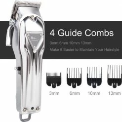 Himaly - Professionele Tondeuse Set - USB Oplaadbare Elektrische Tondeuses - Baard Draadloze Haartrimmer - Tondeuse Mannen - Body Hair Trimmer (voor DIY Thuis Kappers - Zilver) -Philips winkel 550x525 9