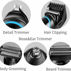 Shinon Walixpro? Origineel-Baardtrimmer-5-in-1 Baardtrimmer Voor Mannen - 5 Opzetstukken - Bodygroomer - Instelbaar 0.5-10MM - Gratis Baardkam 20 Shinon Walixpro? Origineel-Baardtrimmer-5-in-1 Baardtrimmer Voor Mannen - 5 Opzetstukken - Bodygroomer - Instelbaar 0.5-10MM - Gratis Baardkam -Philips winkel 550x526 4