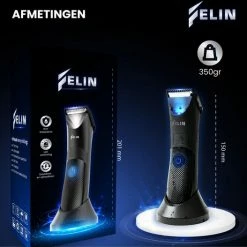 Felin Bodygroomer Mannen - Trimmer - Bodytrimmer - Scheerapparaat - Waterdicht - Draadloos & Oplaadbaar - Geschikt Voor Hele Lichaam - Black Friday -Philips winkel 550x527 3