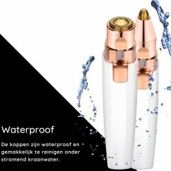 Sansbeauté Wenkbrauw Trimmer - Gezichtsontharing Dames - Gezichtshaar Verwijderen Vrouw - Haarverwijderaar - Flawless Gezichtshaarverwijderaar - Trimmer Vrouw Mannen -Philips winkel 550x528 3