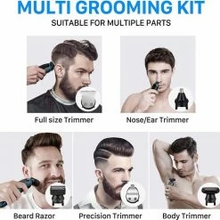 Shinon Walixpro? Origineel-Baardtrimmer-5-in-1 Baardtrimmer Voor Mannen - 5 Opzetstukken - Bodygroomer - Instelbaar 0.5-10MM - Gratis Baardkam 27 Shinon Walixpro? Origineel-Baardtrimmer-5-in-1 Baardtrimmer Voor Mannen - 5 Opzetstukken - Bodygroomer - Instelbaar 0.5-10MM - Gratis Baardkam -Philips winkel 550x529 10