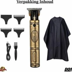 RESUXI Luxe - Professionele Trimmerset - Trimmer Voor Mannen - Baardtrimmer - Scheerapparaat - 1500mAh - Goud - Opzetstukken 1mm - 2mm - 3mm -Philips winkel 550x529 14