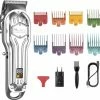 SURKER Professionele Draadloze Tondeuse - Tondeuse Mannen Hoofdhaar - Hair Clipper - Haartondeuse - 8 Opzetkammen - Zilver -Philips winkel 550x529 4