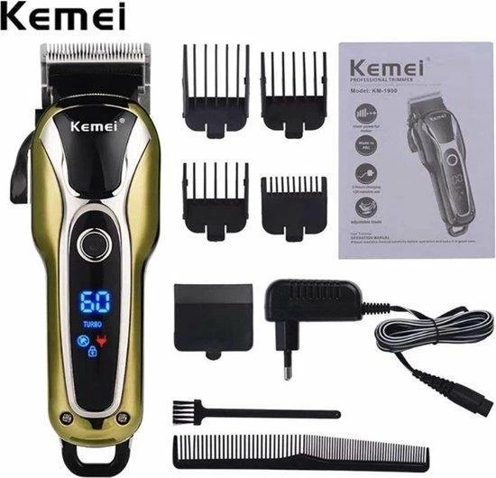 Kemei-Professioneel Kappersset+ Baardtrimmer Kado Twv ?17,50-Scheeraparaat-goud-Km1990-Tondeuse-goud-Km1971Pro-Baardtrimmer-Km2024-Zwart-Rose Gold-Geschikt Voor Baby's/kinderen-Ook Geschikt Voor Huisdieren 11 Kemei-Professioneel Kappersset+ Baardtrimmer Kado Twv ?17,50-Scheeraparaat-goud-Km1990-Tondeuse-goud-Km1971Pro-Baardtrimmer-Km2024-Zwart-Rose Gold-Geschikt Voor Baby's/kinderen-Ook Geschikt Voor Huisdieren - Afbeelding 9