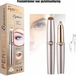 Finesse Wenkbrauw Trimmer & Epileer Apparaat - Precisietrimmer -Gezichtsontharing -Gezichtsepilator - USB Oplaadbaar -