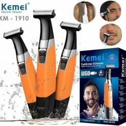 Kemei 1910 - Body Trimmer - Baard Trimmer - Oksel Trimmer - Bodygroomer Mannen - Waterdicht - Speciaal Voor Schaamhaar - Oplaadbaar