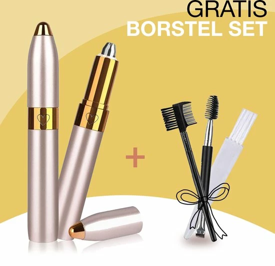 Gluxury Originele Wenkbrauw Trimmer + Borstel Set ? Best Getest En Extra Veilig - Wenkbrauw Epilator ? USB Oplaadbaar ? Precisietrimmer ? Epileerapparaat 7 Gluxury Originele Wenkbrauw Trimmer + Borstel Set ? Best Getest En Extra Veilig - Wenkbrauw Epilator ? USB Oplaadbaar ? Precisietrimmer ? Epileerapparaat - Afbeelding 5