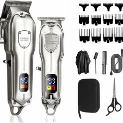 Good Experience Professionele Draadloze Tondeuse Incl. Reistas - Trimmer - Tondeuses - Scheerapparaat Mannen - Hoofdhaar - Haartrimmer - Baard - Trimmerset - Hair Clipper - Tondeuse Cheveux - Hair - Toilettas Heren