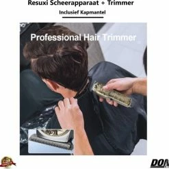 RESUXI Luxe Goude - 3 In 1 Set - Tondeuse + Haar Trimmer - Inclusief Kapmantel - Scheerapparaat + Hair Clipper - Mannen - Haartrimmer - Baard - Hoofdhaar - Snel Opladen - Draadloos - Trimmerset - Opzetstukken : 0,5mm, 1,5mm, 3mm, 6mm, 9mm, 12mm 17 RESUXI Luxe Goude - 3 In 1 Set - Tondeuse + Haar Trimmer - Inclusief Kapmantel - Scheerapparaat + Hair Clipper - Mannen - Haartrimmer - Baard - Hoofdhaar - Snel Opladen - Draadloos - Trimmerset - Opzetstukken : 0,5mm, 1,5mm, 3mm, 6mm, 9mm, 12mm -Philips winkel 550x534 7
