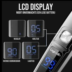 Logivision 11-Delige Draadloze Tondeuse Voor Mannen - Haartrimmer Hoofdhaar - Hair Clipper - Waterdicht - Aanpasbare Snelheid - Zwart/Zilver -Philips winkel 550x535 10