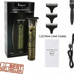 RESUXI Luxe - Professionele Trimmerset - Trimmer Voor Mannen - Baardtrimmer - Scheerapparaat - 1500mAh - Goud - Opzetstukken 1mm - 2mm - 3mm -Philips winkel 550x535 12