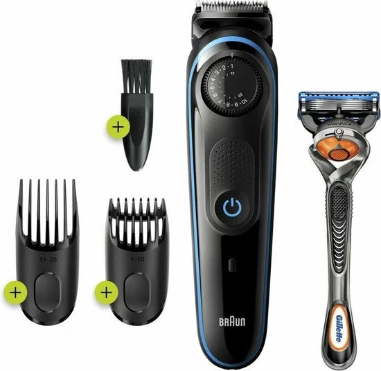 Braun BT3240 Zwart/Blauw - Baardtrimmer 5 Braun BT3240 Zwart/Blauw - Baardtrimmer - Afbeelding 3