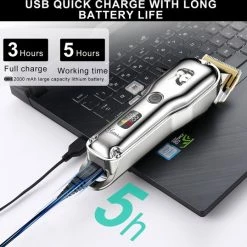 HATTEKER RFC-696 Professionele Draadloze Tondeuse - Tondeuse Cheveux Mannen - Haartrimmer - Hair Clipper - Trimmer - Kappersset -Philips winkel 550x538 12