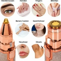 Sansbeaut? Wenkbrauw Trimmer - Gezichtsontharing Dames - Gezichtshaar Verwijderen Vrouw - Safety Razor - Ladyshave - Flawless Gezichts Ontharing - Wenkbrauw Scheermesje -Philips winkel 550x539 10