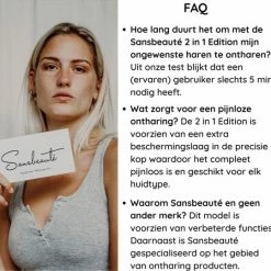 Sansbeaut? Wenkbrauw Trimmer - Gezichtsontharing Dames - Gezichtshaar Verwijderen Vrouw - Safety Razor - Ladyshave - Flawless Gezichts Ontharing - Wenkbrauw Scheermesje -Philips winkel 550x539 11
