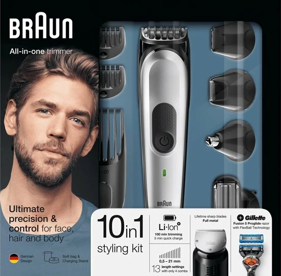 Braun MGK7220 - Baardtrimmer 7 Braun MGK7220 - Baardtrimmer - Afbeelding 5