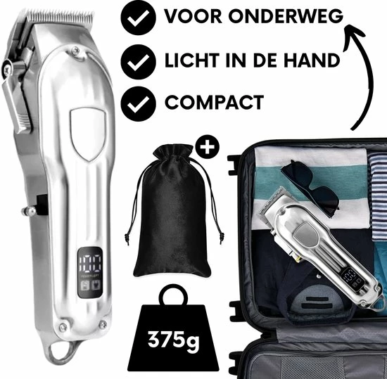 Sansbeauté Professionele Draadloze Tondeuse - Tondeuse Mannen Hoofdhaar - Cheveux Haar - Haartrimmer - Kapper Haar Machine - Haartondeuse - Hair Clipper - Kapper Trimmer - Kappersset - Black Friday 2022 23 Sansbeauté Professionele Draadloze Tondeuse - Tondeuse Mannen Hoofdhaar - Cheveux Haar - Haartrimmer - Kapper Haar Machine - Haartondeuse - Hair Clipper - Kapper Trimmer - Kappersset - Black Friday 2022 - Afbeelding 21