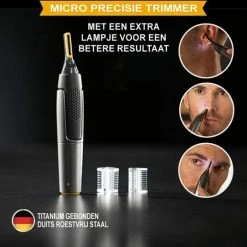 BOASTY.Store 2 In 1 Neus En Oortrimmer ? Neushaartrimmer - Oorhaartrimmer ? Baardtrimmer - Dames En Heren ? Draadloos ? Neus En Oren Finisher ? Grooming ? Persoonlijke Verzorging ? Zwart - Pasen -Philips winkel 550x539 8