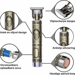 Daroyx? Professionele Tondeuse Mannen - Baardtrimmer - Buddha Haar Trimmer -Philips winkel 550x540 10