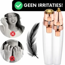 Sansbeauté Wenkbrauw Trimmer - Gezichtsontharing Dames - Gezichtshaar Verwijderen Vrouw - Haarverwijderaar - Flawless Gezichtshaarverwijderaar - Trimmer Vrouw Mannen -Philips winkel 550x540 2