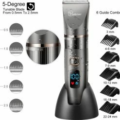 HATTEKER RFC-690 3-in-1 Professionele Trimmersets - Tondeuse - Haartrimmer - Baardtrimmer - 100% Waterdicht - Zwart 12 HATTEKER RFC-690 3-in-1 Professionele Trimmersets - Tondeuse - Haartrimmer - Baardtrimmer - 100% Waterdicht - Zwart -Philips winkel 550x540 6