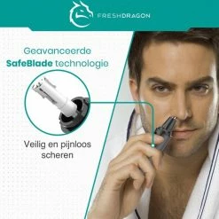 FreshDragon 4-in-1 Neustrimmer Voor Mannen - Oortrimmer - Inclusief Reistasje -Philips winkel 550x542 21