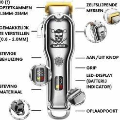 Sansbeaut? Professionele Draadloze Tondeuse - Tondeuse Hoofdhaar - Cheveux Haar - Haartrimmer - Kapper Haar Machine - Haartondeuse - Hair Clipper - Kapper Trimmer - Kappersset - Black Friday 2022 -Philips winkel 550x542 8