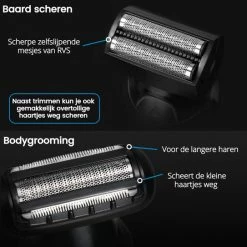 Beeperfect? 5 In 1 Baardtrimmer Voor Mannen - Incl. 5 Opzetstukken - Trimmer - Bodygroomer - Neus En Oor - 0.5-10MM - Gratis Baardkam -Philips winkel 550x543 1
