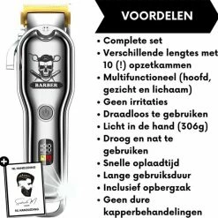 Sansbeaut? Professionele Draadloze Tondeuse - Tondeuse Hoofdhaar - Cheveux Haar - Haartrimmer - Kapper Haar Machine - Haartondeuse - Hair Clipper - Kapper Trimmer - Kappersset - Black Friday 2022 -Philips winkel 550x543 10