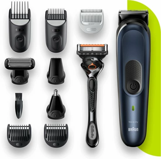 Braun Multigroomer 7 MGK7330 - 10-in-1 Baardtrimmer - Haartrimmer 6 Braun Multigroomer 7 MGK7330 - 10-in-1 Baardtrimmer - Haartrimmer - Afbeelding 4