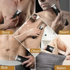 Schavv™ - Bodygroomer Mannen - Body Trimmer Heren - Bodygroom - Waterdicht - Tondeuse - Scheerapparaat - LED -Philips winkel 550x544 10