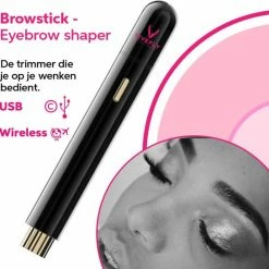 Vivefly Healthcare Eyebrow Trimmer - Wenkbrauw - Epileren - Precisietrimmer - Wenkbrauw Scheermesje - Selfie