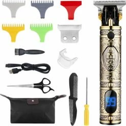 RESUXI Walixpro? Luxe Tondeuse Met Display ? LCD - Professionele Trimmer - Haarstyling - Inclusief 3 Opzetkammen