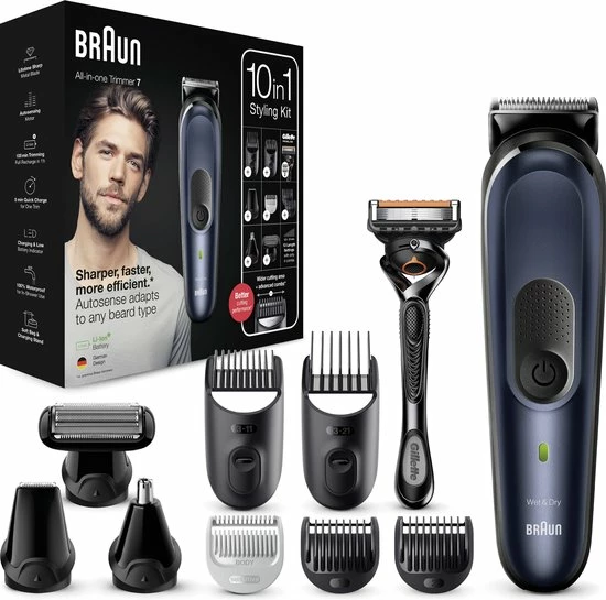 Braun Multigroomer 7 MGK7330 - 10-in-1 Baardtrimmer - Haartrimmer 8 Braun Multigroomer 7 MGK7330 - 10-in-1 Baardtrimmer - Haartrimmer - Afbeelding 6