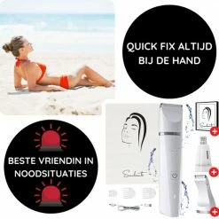 Sansbeauté 3-in-1 Bikinitrimmer - Gezicht/Oksels/Benen/Bikinilijn - Ladyshaves Bikini - Haarverwijderaar Dames - Trimmer Vrouw Intiem Schaamhaar - Hair Eraser - Black Friday 2022 -Philips winkel 550x546 6