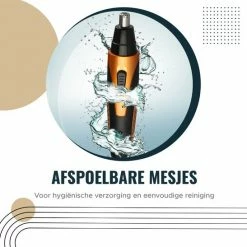 MOOSCARE 2 In 1 Neustrimmer Voor Mannen & Vrouwen - Wenkbrauw Trimmer - Oplaadbaar Scheerapparaat - Neushaartrimmer ? Baardtrimmer ? 2 In 1 -Philips winkel 550x547 4