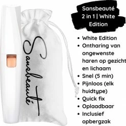 Sansbeauté Wenkbrauw Trimmer - Gezichtsontharing Dames - Gezichtshaar Verwijderen Vrouw - Haarverwijderaar - Flawless Gezichtshaarverwijderaar - Trimmer Vrouw Mannen -Philips winkel 550x548 12