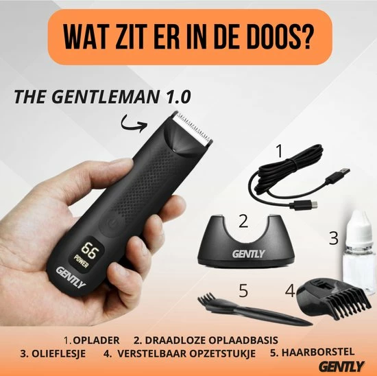 Gently Grooming Gently Scheerapparaat Mannen - Voor Schaamhaar & Schaamstreek - Trimmer - Manscaped - Body Shaver - Tondeuse Heren Voor Schaamhaar 11 Gently Grooming Gently Scheerapparaat Mannen - Voor Schaamhaar & Schaamstreek - Trimmer - Manscaped - Body Shaver - Tondeuse Heren Voor Schaamhaar - Afbeelding 9
