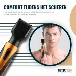 MOOSCARE 4 In 1 Neustrimmer Voor Mannen & Vrouwen - Wenkbrauw Trimmer - Oplaadbaar Scheerapparaat - Neushaartrimmer - Baardtrimmer -Philips winkel 550x548 20