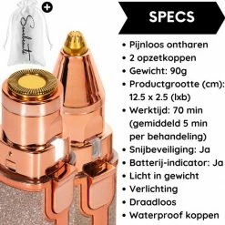 Sansbeaut? Wenkbrauw Trimmer - Gezichtsontharing Dames - Gezichtshaar Verwijderen Vrouw - Safety Razor - Ladyshave - Flawless Gezichts Ontharing - Wenkbrauw Scheermesje -Philips winkel 550x548 8