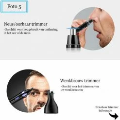 Sportsman 4in1 Trimmer - Wenkbrauwtrimmer - Precisisetrimmer - Ladyshaver- Menshaver- Zwart 18 Sportsman 4in1 Trimmer - Wenkbrauwtrimmer - Precisisetrimmer - Ladyshaver- Menshaver- Zwart -Philips winkel 550x549 43