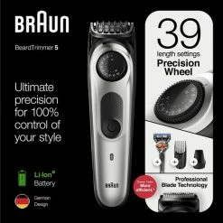Braun BT5260 - Baardtrimmer En Haartrimmer ? Zwart/Metaalzilver