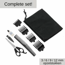 Aprilla Tondeuse Set - Thuiskapper - Kappersschaar - Trimmer ? Haartrimmer - Hoofd Scheren ? Precisietrimmer - Haar Thuis Knippen ? Grooming - Tondeuse Mannen - Kado Man - Rood -Philips winkel 550x549 54