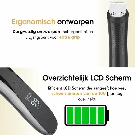 Gruttz - 11 In 1 Baardtrimmer Pro Voor Mannen - Inclusief Reistas - Trimmer Voor Baard En Lichaam - Neus En Oor 7 Gruttz - 11 In 1 Baardtrimmer Pro Voor Mannen - Inclusief Reistas - Trimmer Voor Baard En Lichaam - Neus En Oor - Afbeelding 5