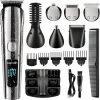 Logivision 11-Delige Draadloze Tondeuse Voor Mannen - Haartrimmer Hoofdhaar - Hair Clipper - Waterdicht - Aanpasbare Snelheid - Zwart/Zilver -Philips winkel 550x550 1044