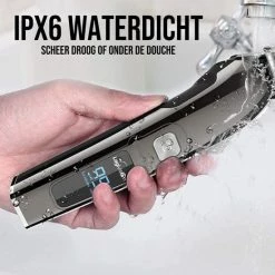 Logivision 11-Delige Draadloze Tondeuse Voor Mannen - Haartrimmer Hoofdhaar - Hair Clipper - Waterdicht - Aanpasbare Snelheid - Zwart/Zilver -Philips winkel 550x550 1045