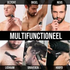 Logivision 11-Delige Draadloze Tondeuse Voor Mannen - Haartrimmer Hoofdhaar - Hair Clipper - Waterdicht - Aanpasbare Snelheid - Zwart/Zilver -Philips winkel 550x550 1047
