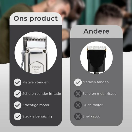 Shinon - Tondeuse Mannen - Multifunctionele Tondeuse Set - Tondeuse Hoofdhaar - Roestvrij Staal - Trimmer Mannen - LED-scherm - Zilver 7 Shinon - Tondeuse Mannen - Multifunctionele Tondeuse Set - Tondeuse Hoofdhaar - Roestvrij Staal - Trimmer Mannen - LED-scherm - Zilver - Afbeelding 5