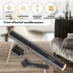 Adler Wenkbrauw Trimmer - Precisietrimmer - Wenkbrauw Mesje - Zwart -Philips winkel 550x550 1079